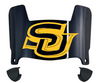 Southern Jaguars Mini Football Helmet Visor Shield w/ Clips - PICK VISOR & LOGO COLOR