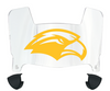 Southern Miss Golden Eagles Mini Football Helmet Visor Shield w/ Clips - PICK VISOR & LOGO COLOR