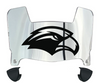 Southern Miss Golden Eagles Mini Football Helmet Visor Shield w/ Clips - PICK VISOR & LOGO COLOR