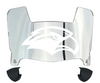 Southern Miss Golden Eagles Mini Football Helmet Visor Shield w/ Clips - PICK VISOR & LOGO COLOR