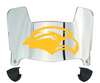 Southern Miss Golden Eagles Mini Football Helmet Visor Shield w/ Clips - PICK VISOR & LOGO COLOR