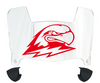 Southern Utah Thunderbirds Mini Football Helmet Visor Shield w/ Clips - PICK VISOR & LOGO COLOR