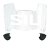Southern Illinois Salukis Mini Football Helmet Visor Shield w/ Clips - PICK VISOR & LOGO COLOR