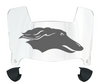 Southern Illinois Salukis Mini Football Helmet Visor Shield w/ Clips - PICK VISOR & LOGO COLOR