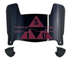 Southern Illinois Salukis Mini Football Helmet Visor Shield w/ Clips - PICK VISOR & LOGO COLOR