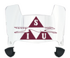 Southern Illinois Salukis Mini Football Helmet Visor Shield w/ Clips - PICK VISOR & LOGO COLOR