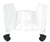 Southern Illinois Salukis Mini Football Helmet Visor Shield w/ Clips - PICK VISOR & LOGO COLOR