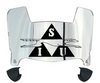 Southern Illinois Salukis Mini Football Helmet Visor Shield w/ Clips - PICK VISOR & LOGO COLOR