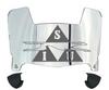 Southern Illinois Salukis Mini Football Helmet Visor Shield w/ Clips - PICK VISOR & LOGO COLOR