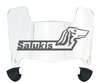 Southern Illinois Salukis Mini Football Helmet Visor Shield w/ Clips - PICK VISOR & LOGO COLOR