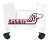 Southern Illinois Salukis Mini Football Helmet Visor Shield w/ Clips - PICK VISOR & LOGO COLOR