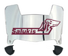 Southern Illinois Salukis Mini Football Helmet Visor Shield w/ Clips - PICK VISOR & LOGO COLOR