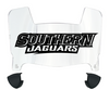 Southern Jaguars Mini Football Helmet Visor Shield w/ Clips - PICK VISOR & LOGO COLOR
