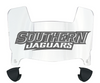 Southern Jaguars Mini Football Helmet Visor Shield w/ Clips - PICK VISOR & LOGO COLOR