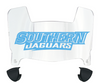 Southern Jaguars Mini Football Helmet Visor Shield w/ Clips - PICK VISOR & LOGO COLOR