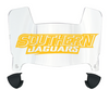Southern Jaguars Mini Football Helmet Visor Shield w/ Clips - PICK VISOR & LOGO COLOR