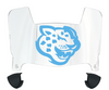 Southern Jaguars Mini Football Helmet Visor Shield w/ Clips - PICK VISOR & LOGO COLOR