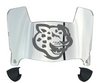 Southern Jaguars Mini Football Helmet Visor Shield w/ Clips - PICK VISOR & LOGO COLOR
