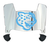 Southern Jaguars Mini Football Helmet Visor Shield w/ Clips - PICK VISOR & LOGO COLOR