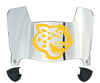 Southern Jaguars Mini Football Helmet Visor Shield w/ Clips - PICK VISOR & LOGO COLOR