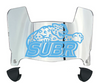 Southern Jaguars Mini Football Helmet Visor Shield w/ Clips - PICK VISOR & LOGO COLOR