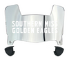 Southern Miss Golden Eagles Mini Football Helmet Visor Shield w/ Clips - PICK VISOR & LOGO COLOR