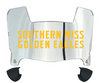 Southern Miss Golden Eagles Mini Football Helmet Visor Shield w/ Clips - PICK VISOR & LOGO COLOR