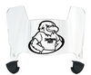 Southern Miss Golden Eagles Mini Football Helmet Visor Shield w/ Clips - PICK VISOR & LOGO COLOR