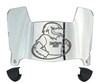 Southern Miss Golden Eagles Mini Football Helmet Visor Shield w/ Clips - PICK VISOR & LOGO COLOR