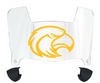 Southern Miss Golden Eagles Mini Football Helmet Visor Shield w/ Clips - PICK VISOR & LOGO COLOR
