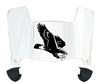 Southern Miss Golden Eagles Mini Football Helmet Visor Shield w/ Clips - PICK VISOR & LOGO COLOR