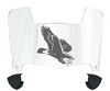 Southern Miss Golden Eagles Mini Football Helmet Visor Shield w/ Clips - PICK VISOR & LOGO COLOR