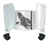 Southern Miss Golden Eagles Mini Football Helmet Visor Shield w/ Clips - PICK VISOR & LOGO COLOR