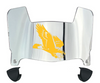 Southern Miss Golden Eagles Mini Football Helmet Visor Shield w/ Clips - PICK VISOR & LOGO COLOR