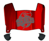 Southern Utah Thunderbirds Mini Football Helmet Visor Shield w/ Clips - PICK VISOR & LOGO COLOR