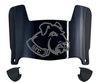 St Francis Terriers Mini Football Helmet Visor Shield w/ Clips - PICK VISOR & LOGO COLOR