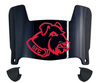 St Francis Terriers Mini Football Helmet Visor Shield w/ Clips - PICK VISOR & LOGO COLOR
