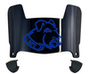 St Francis Terriers Mini Football Helmet Visor Shield w/ Clips - PICK VISOR & LOGO COLOR