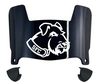 St Francis Terriers Mini Football Helmet Visor Shield w/ Clips - PICK VISOR & LOGO COLOR