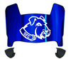 St Francis Terriers Mini Football Helmet Visor Shield w/ Clips - PICK VISOR & LOGO COLOR