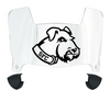 St Francis Terriers Mini Football Helmet Visor Shield w/ Clips - PICK VISOR & LOGO COLOR