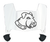 St Francis Terriers Mini Football Helmet Visor Shield w/ Clips - PICK VISOR & LOGO COLOR