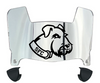 St Francis Terriers Mini Football Helmet Visor Shield w/ Clips - PICK VISOR & LOGO COLOR