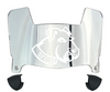 St Francis Terriers Mini Football Helmet Visor Shield w/ Clips - PICK VISOR & LOGO COLOR