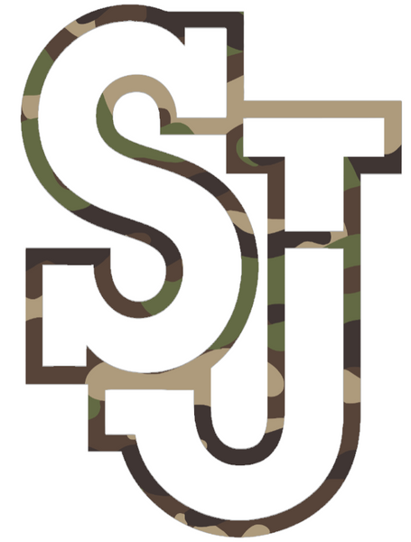 St Johns Red Storm Woodland Camo Camouflage Team Logo Premium DieCut Vinyl Decal PICK SIZE