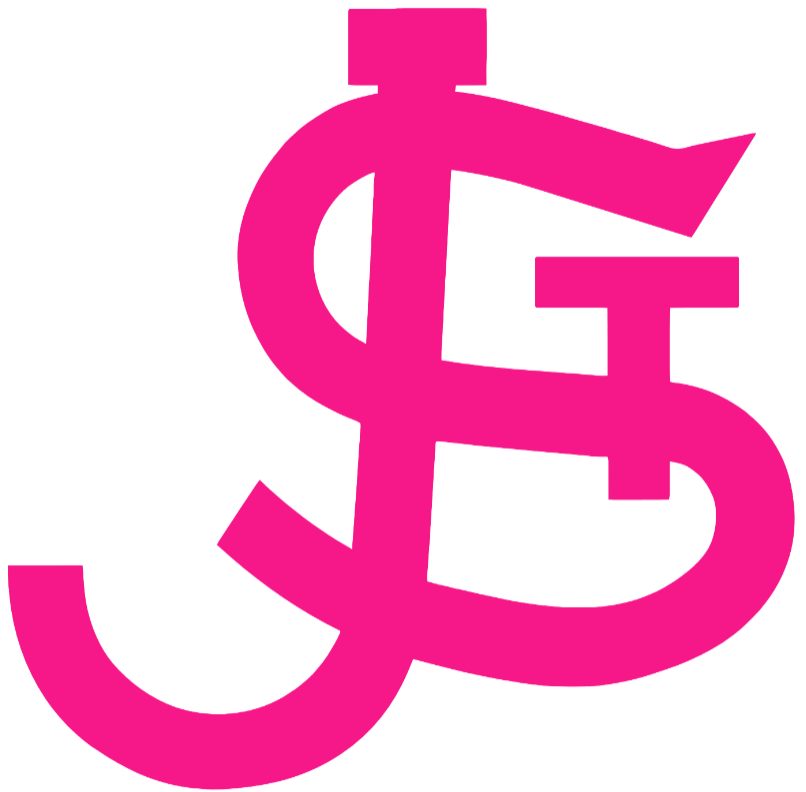 St Johns Red Storm Hot Pink Retro Throwback Logo Premium DieCut Vinyl Decal PICK SIZE