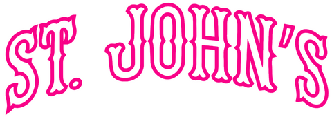 St Johns Red Storm Hot Pink Team Name Script Logo Premium DieCut Vinyl Decal PICK SIZE