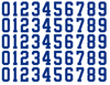 St Louis Blues Helmet Jersey Style Vinyl Number Decal Sheet Set of 50 #0-9 - Pick Color & Size