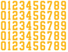 St Louis Blues Helmet Jersey Style Vinyl Number Decal Sheet Set of 50 #0-9 - Pick Color & Size