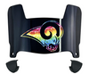St Louis Rams Limited Edition Mini Football Helmet Visor Shield w/ Clips - PICK VISOR & LOGO COLOR